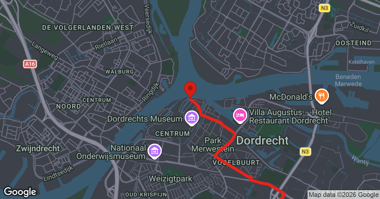 Kaart van de meldlocatie
