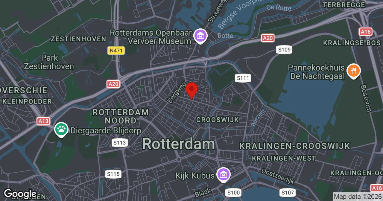 Kaart van de meldlocatie