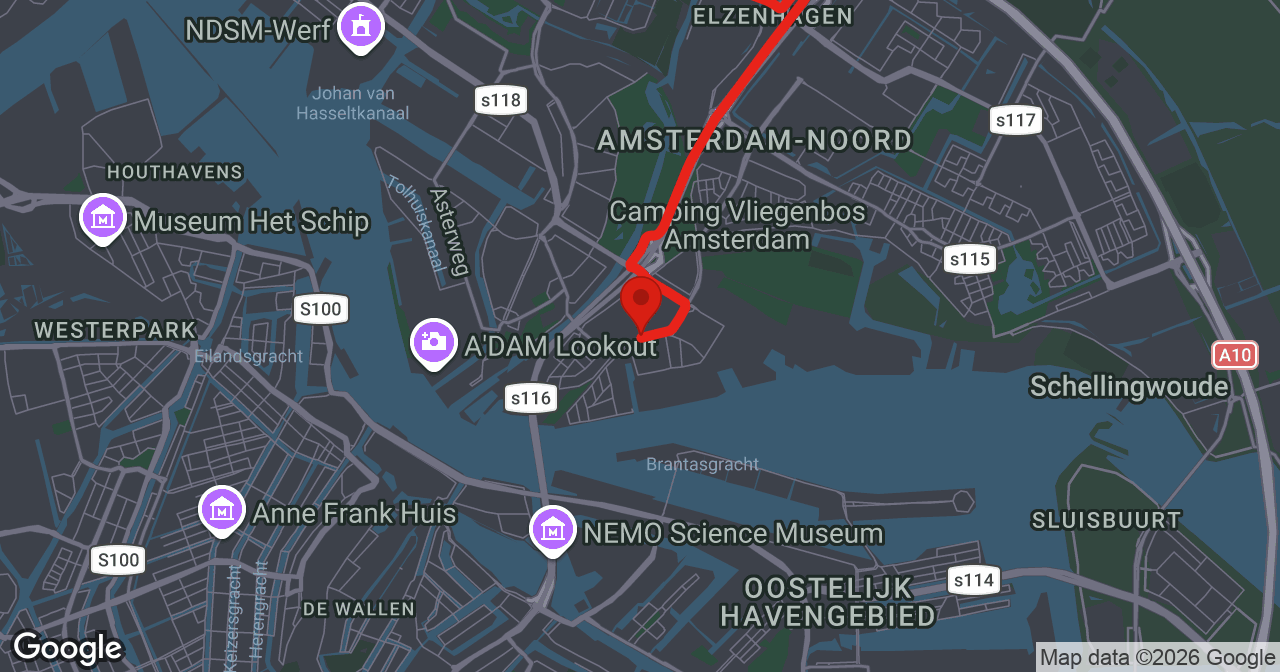 Kaart van de meldlocatie