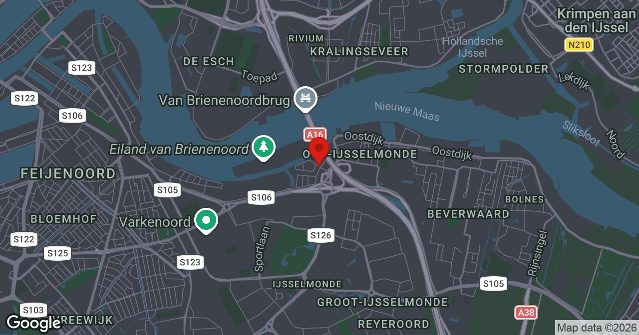 Kaart van de meldlocatie