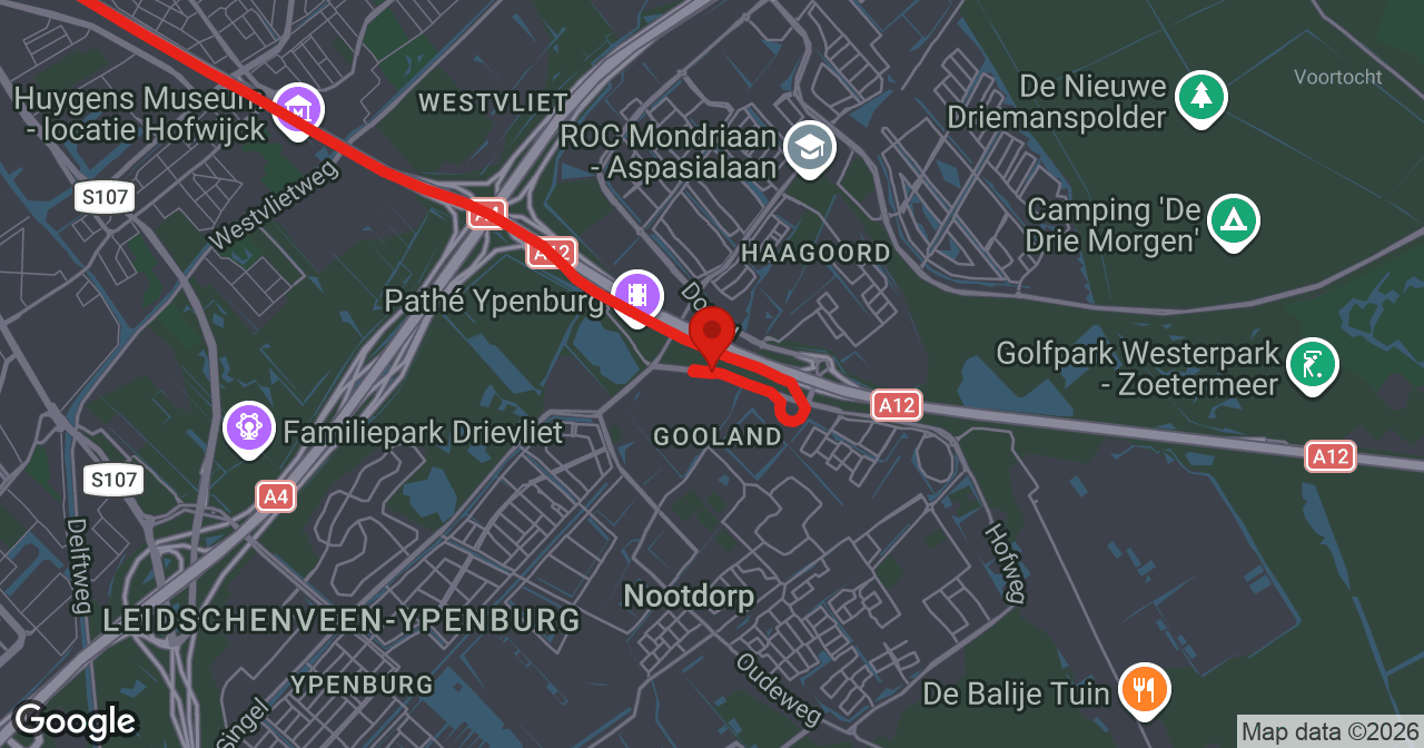 Kaart van de meldlocatie
