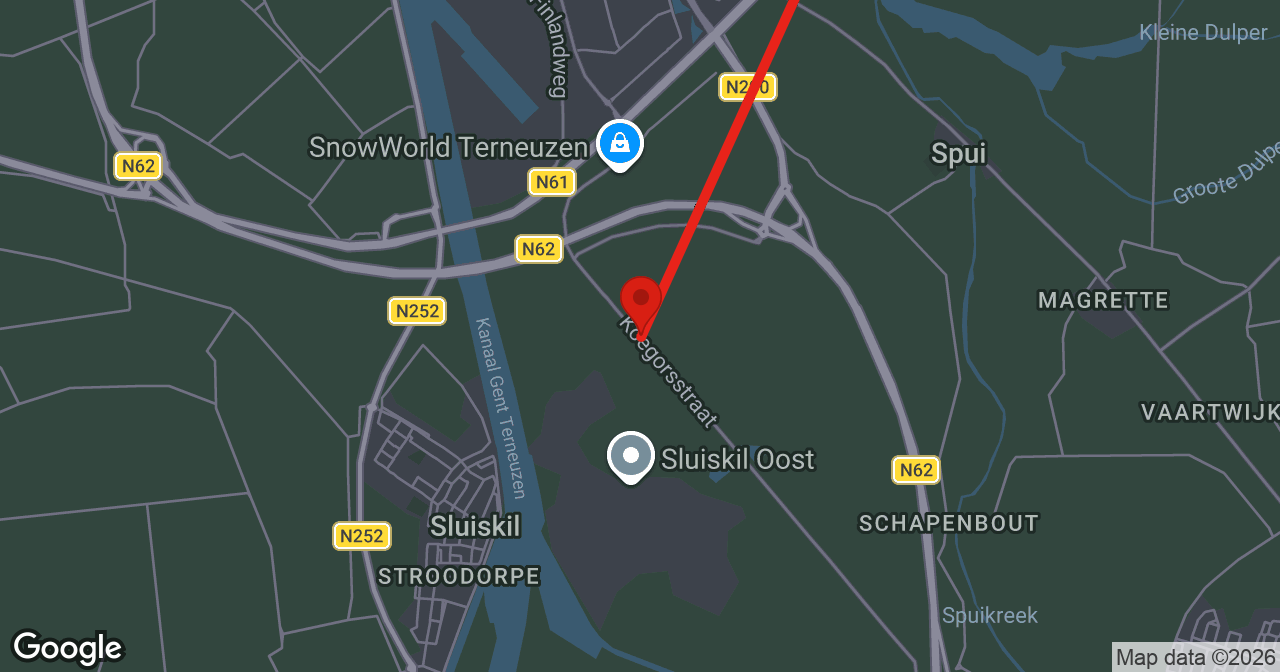 Kaart van de meldlocatie