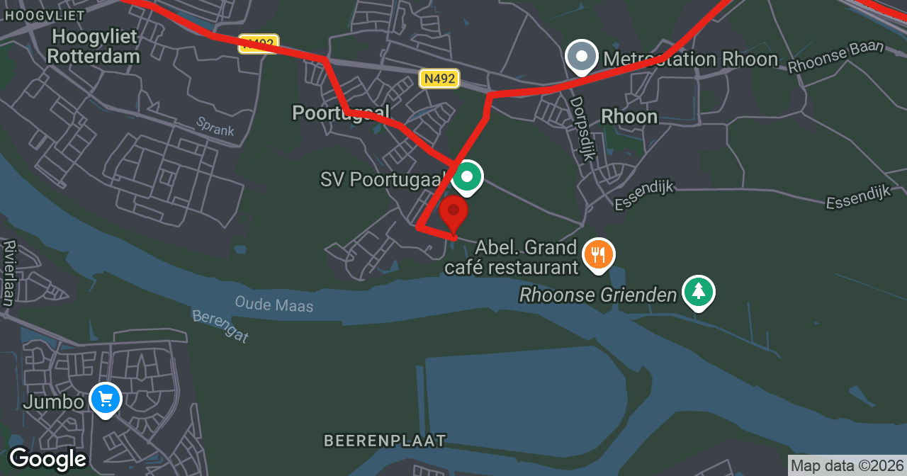 Kaart van de meldlocatie