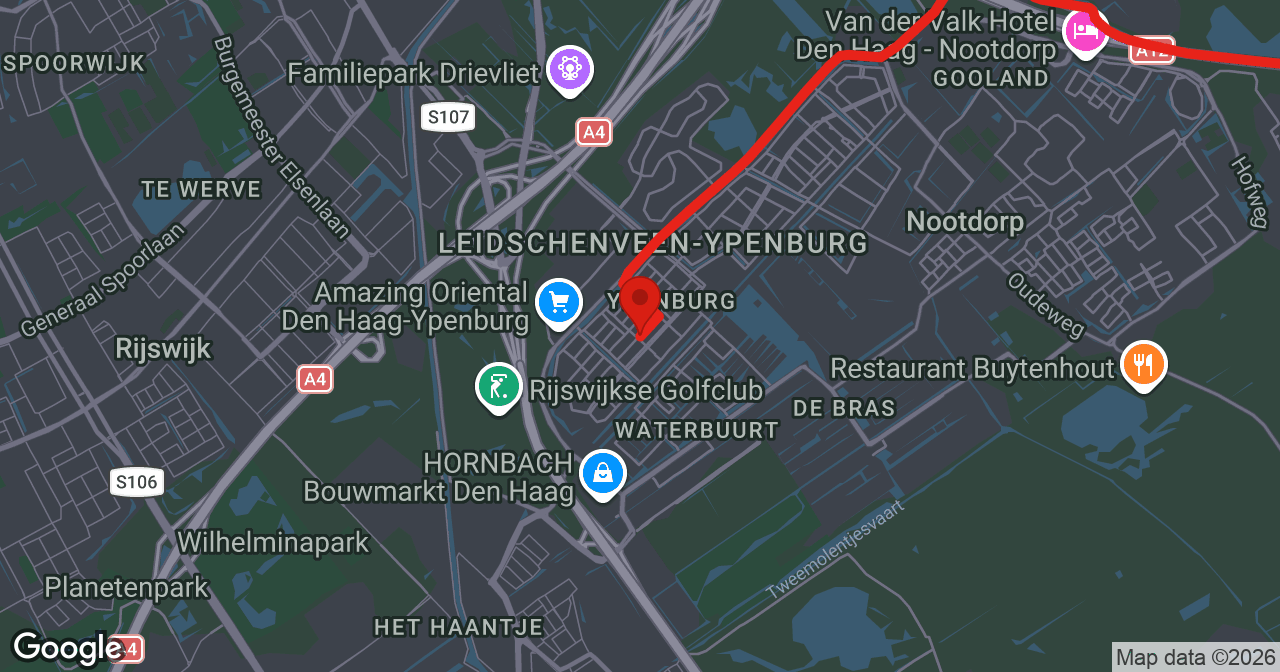 Kaart van de meldlocatie