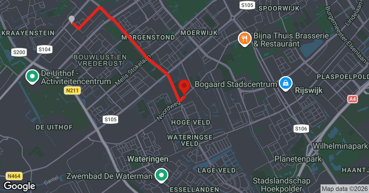 Kaart van de meldlocatie