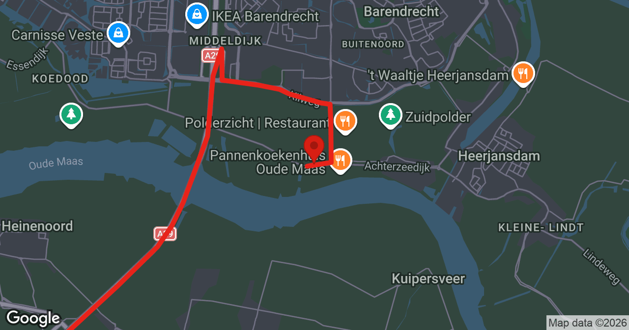 Kaart van de meldlocatie