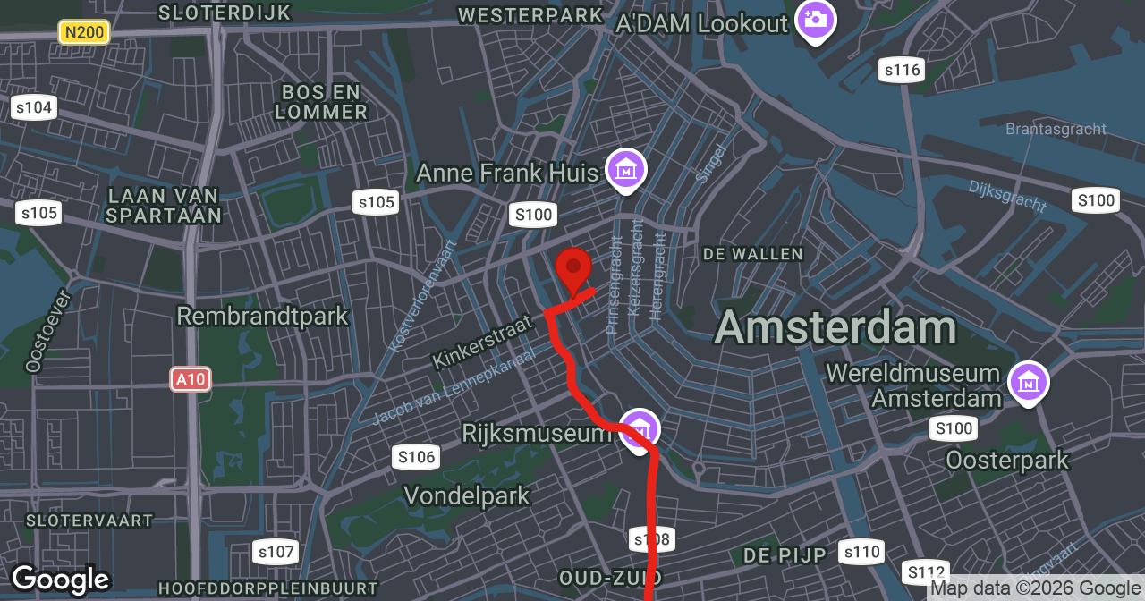 Kaart van de meldlocatie