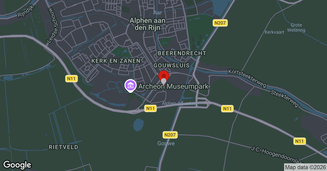 Kaart van de meldlocatie