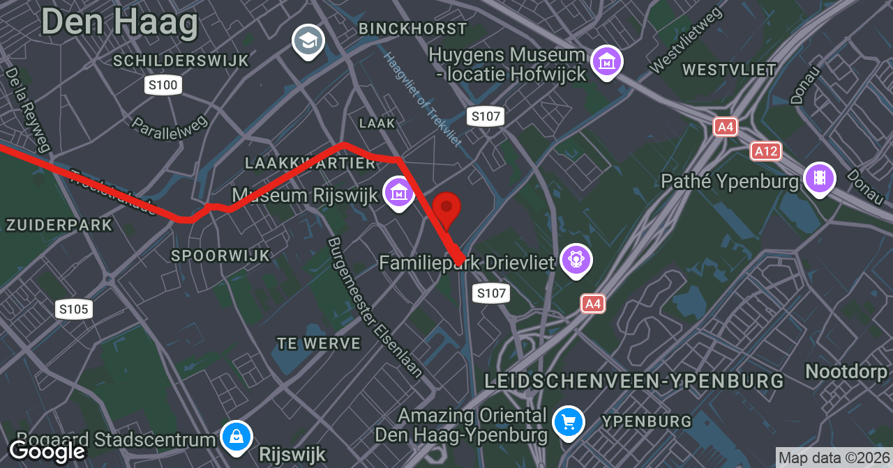 Kaart van de meldlocatie