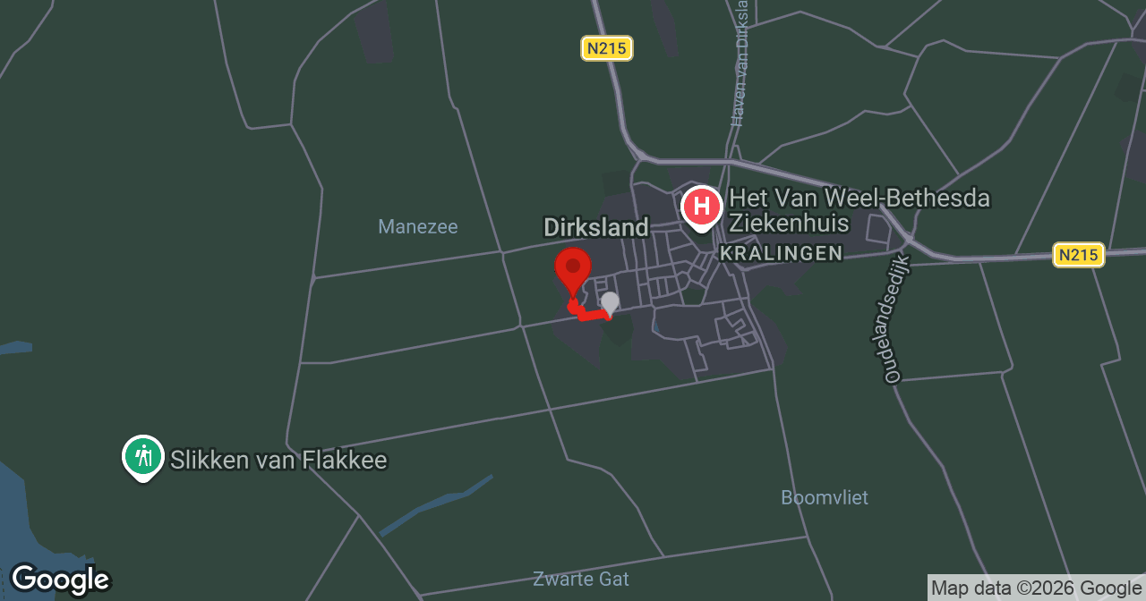 Kaart van de meldlocatie