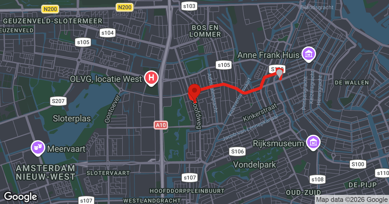Kaart van de meldlocatie