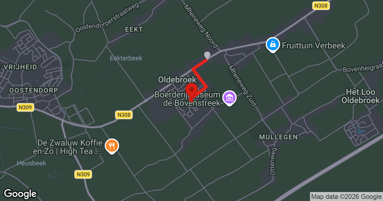 Kaart van de meldlocatie