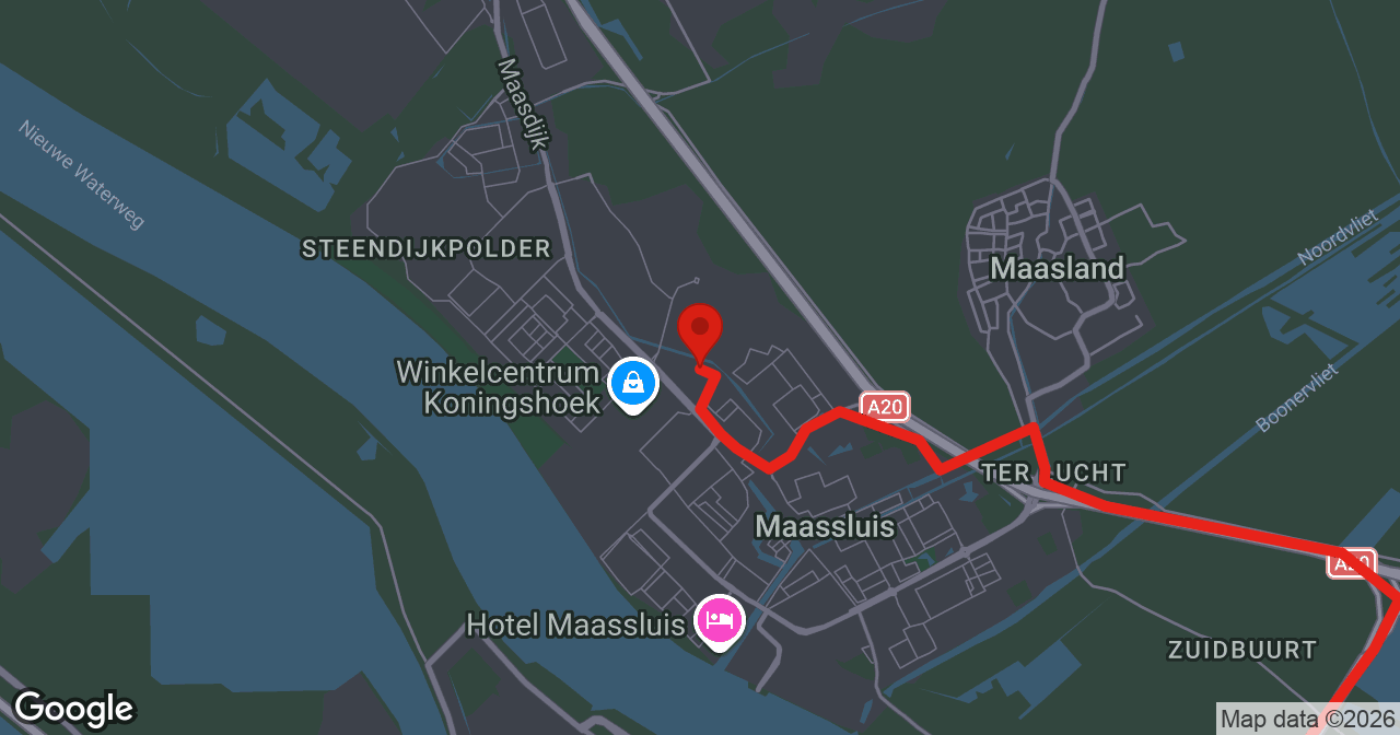 Kaart van de meldlocatie