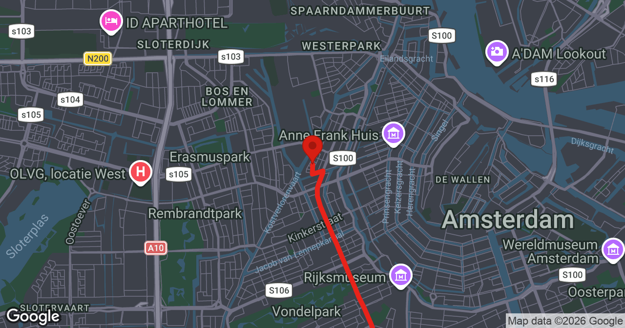 Kaart van de meldlocatie