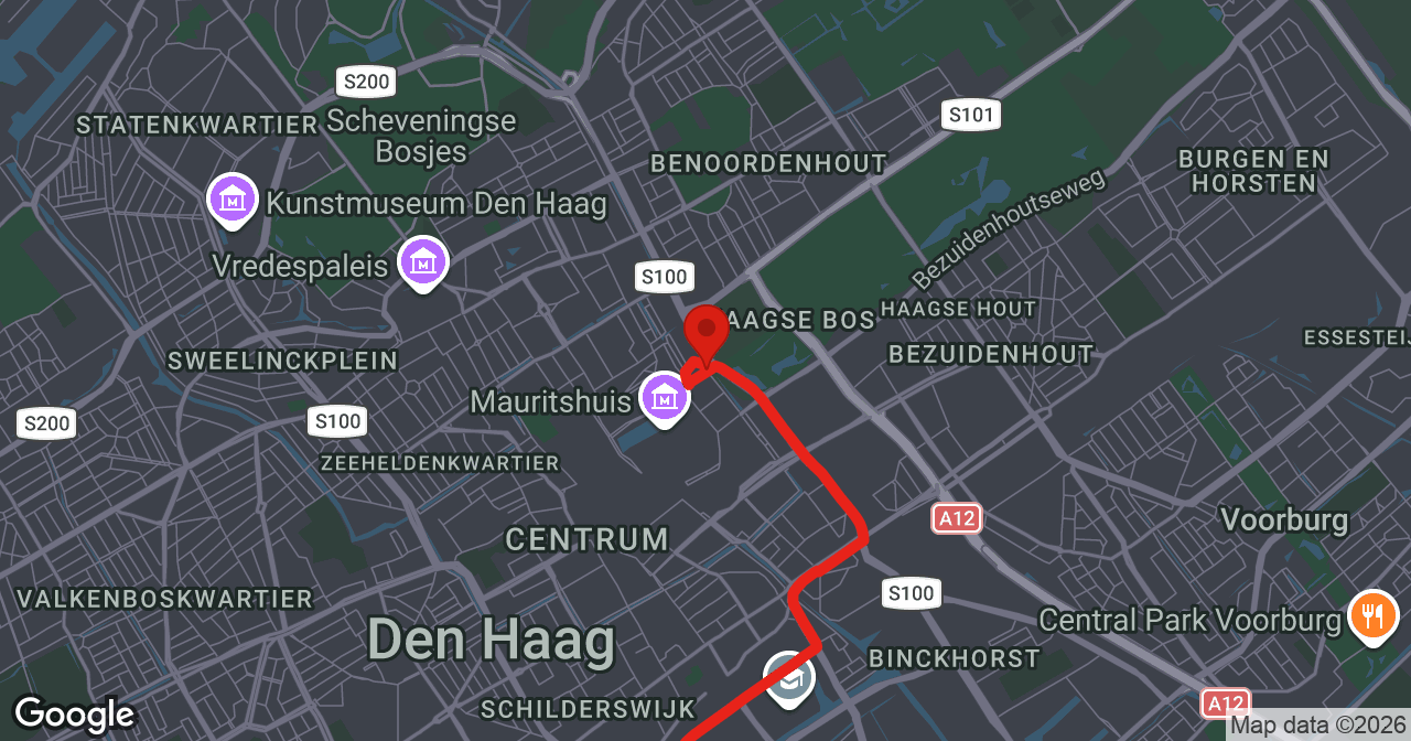 Kaart van de meldlocatie