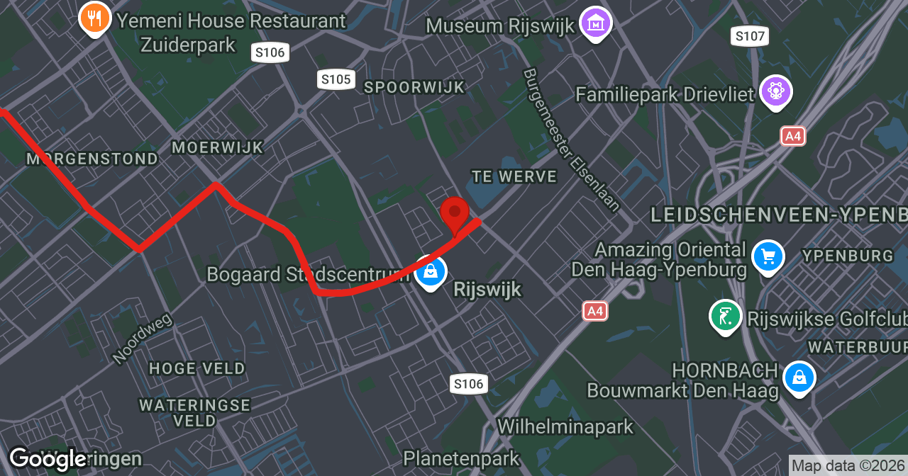 Kaart van de meldlocatie