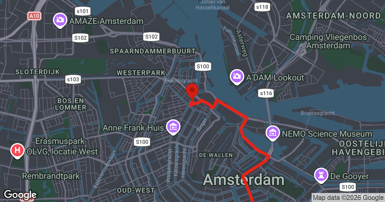Kaart van de meldlocatie