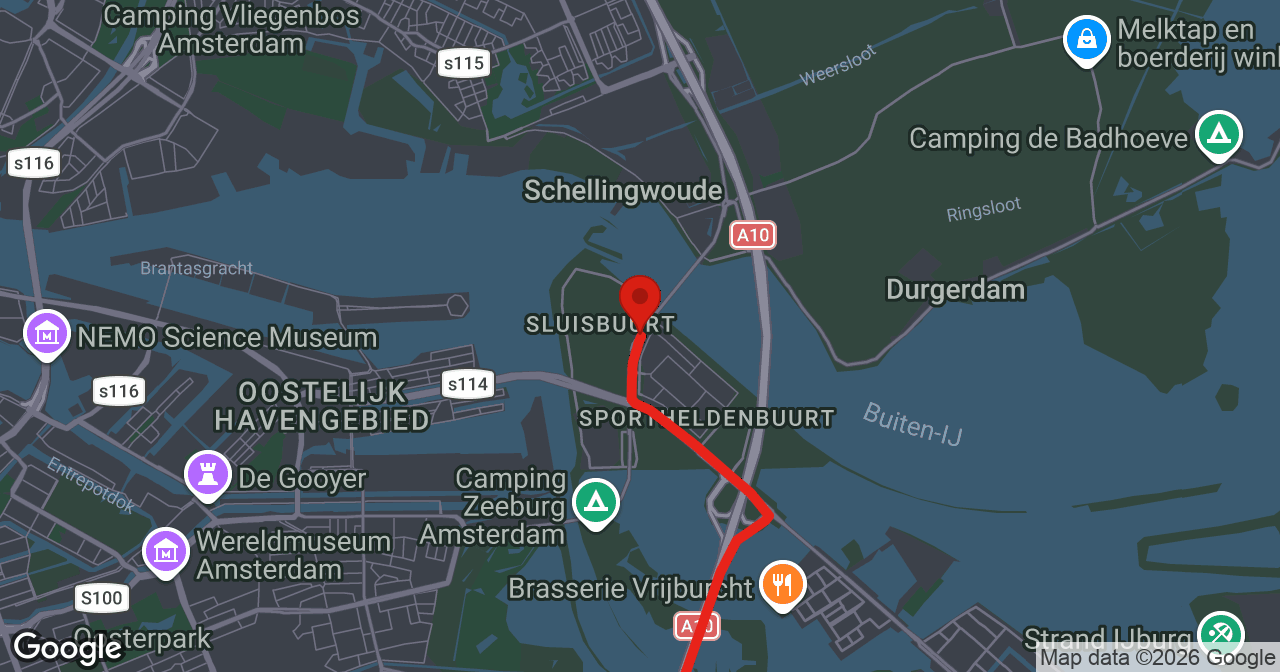 Kaart van de meldlocatie