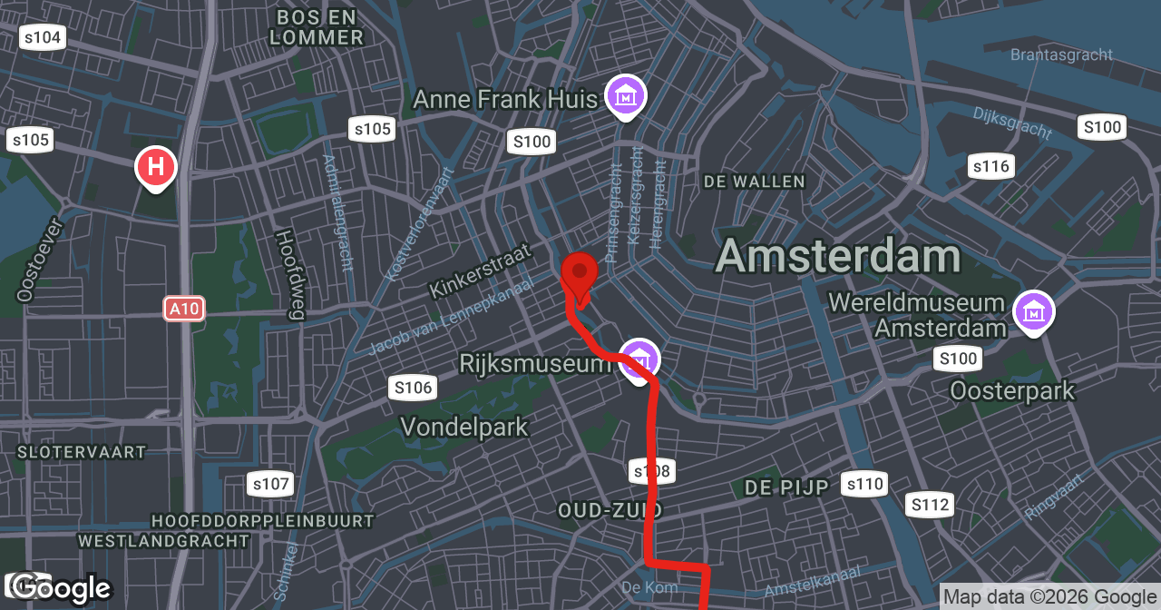Kaart van de meldlocatie