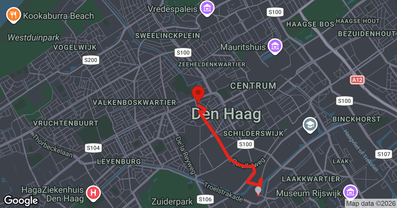 Kaart van de meldlocatie