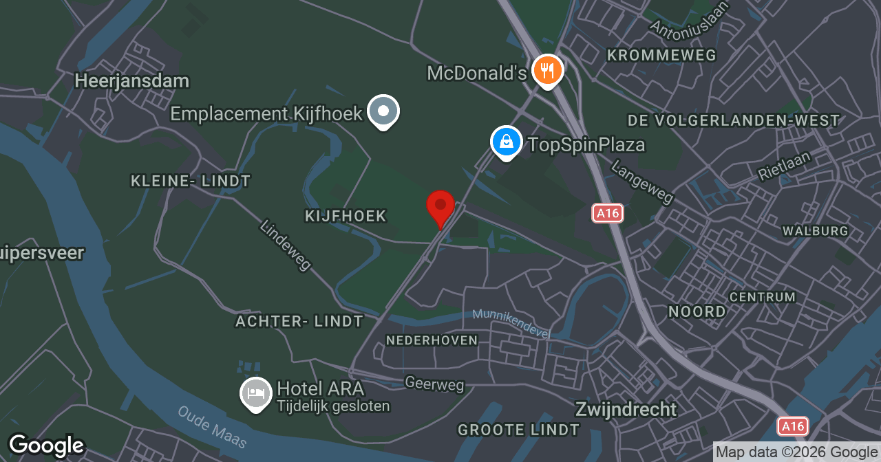Kaart van de meldlocatie