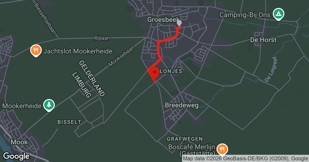 Kaart van de meldlocatie