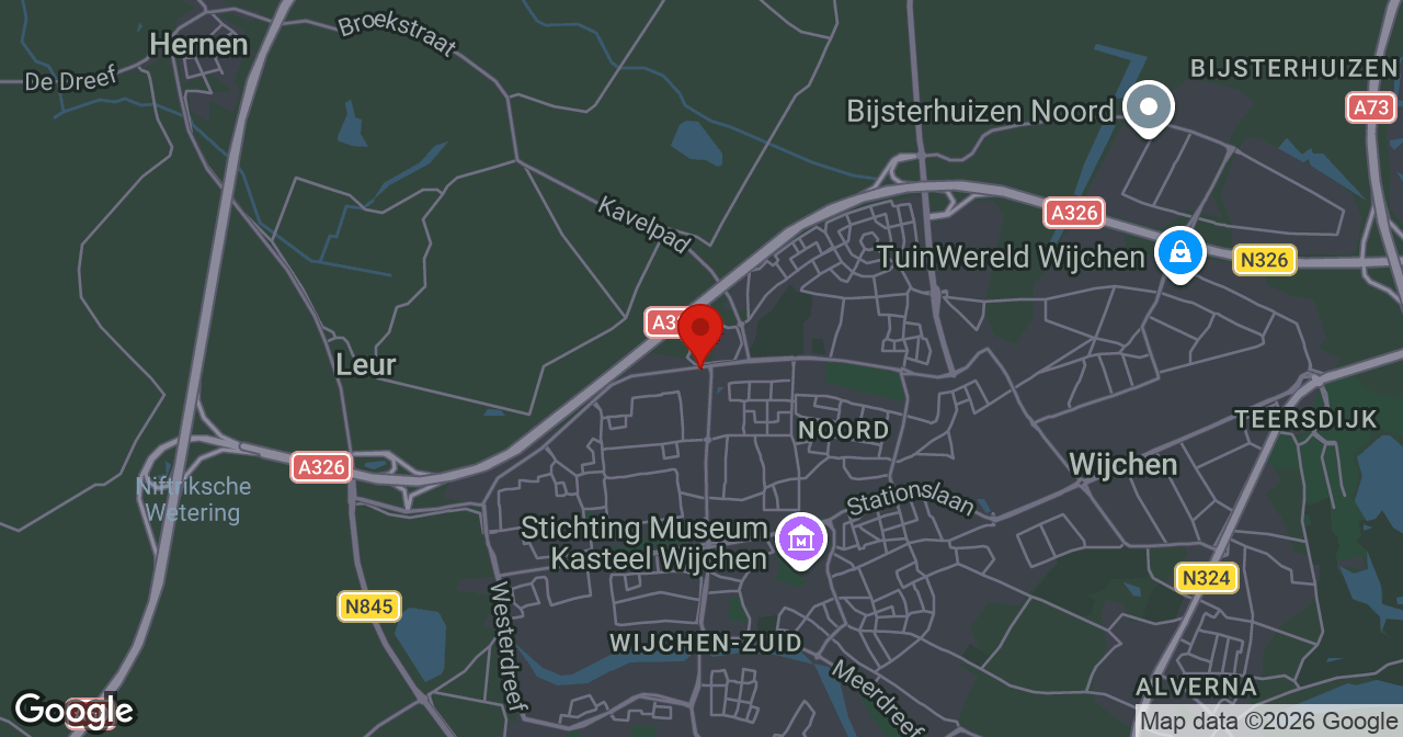Kaart van de meldlocatie