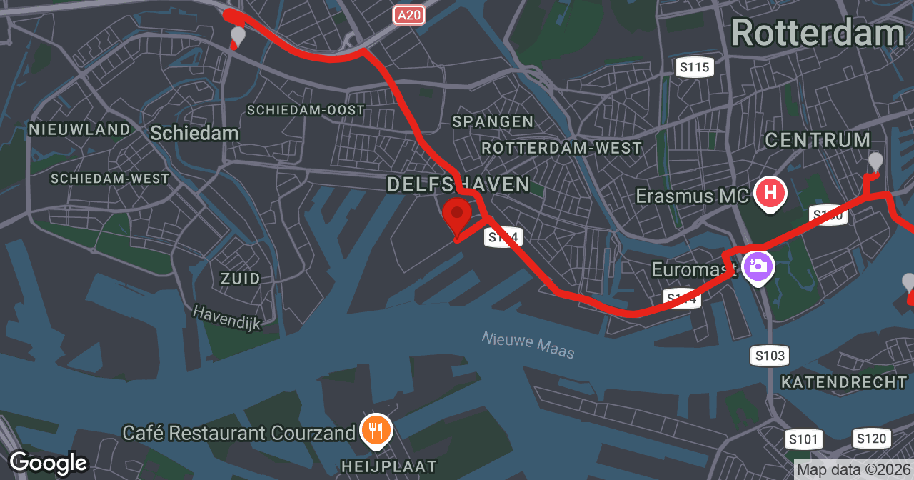 Kaart van de meldlocatie