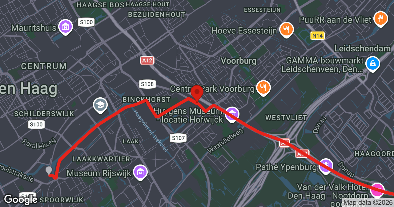 Kaart van de meldlocatie