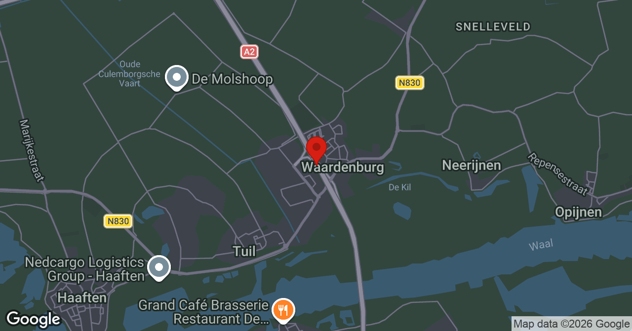 Kaart van de meldlocatie