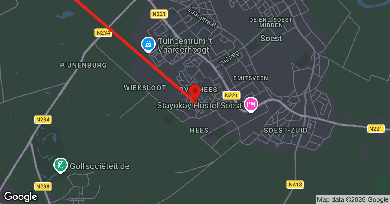 Kaart van de meldlocatie