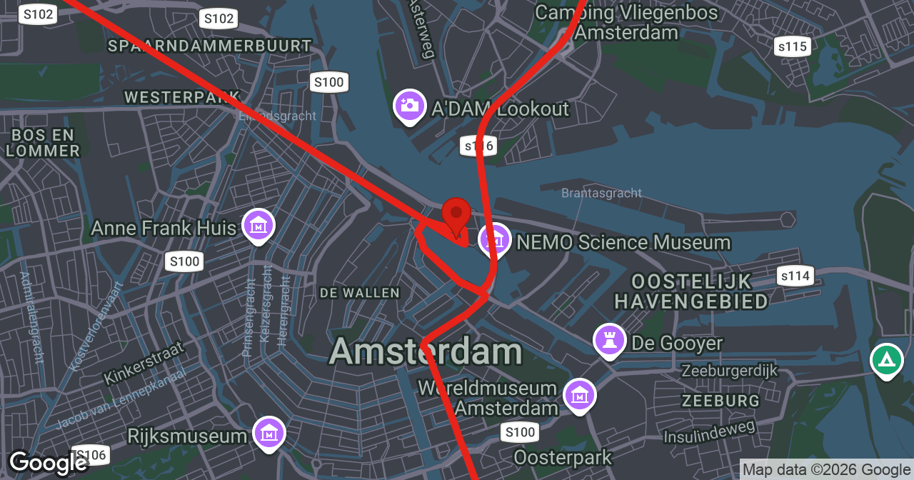 Kaart van de meldlocatie