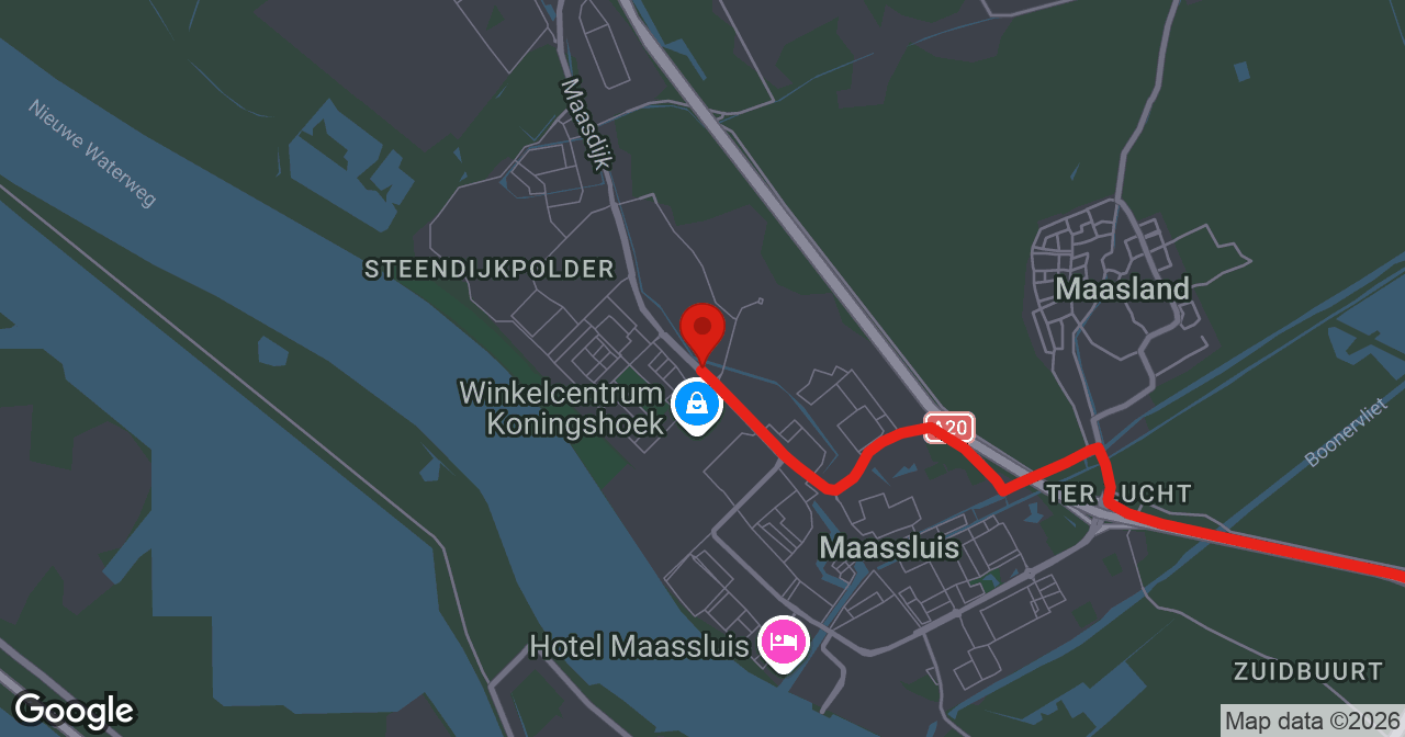 Kaart van de meldlocatie