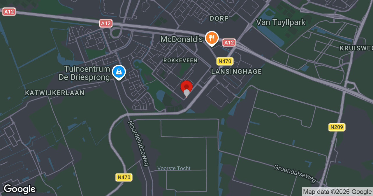 Kaart van de meldlocatie