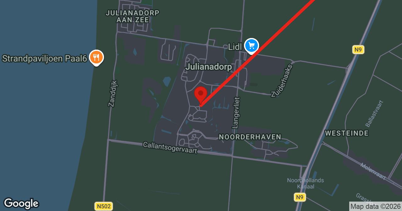 Kaart van de meldlocatie