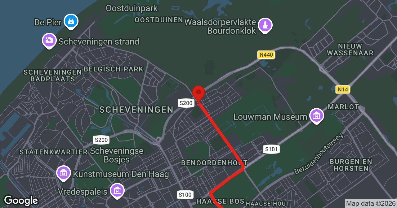 Kaart van de meldlocatie
