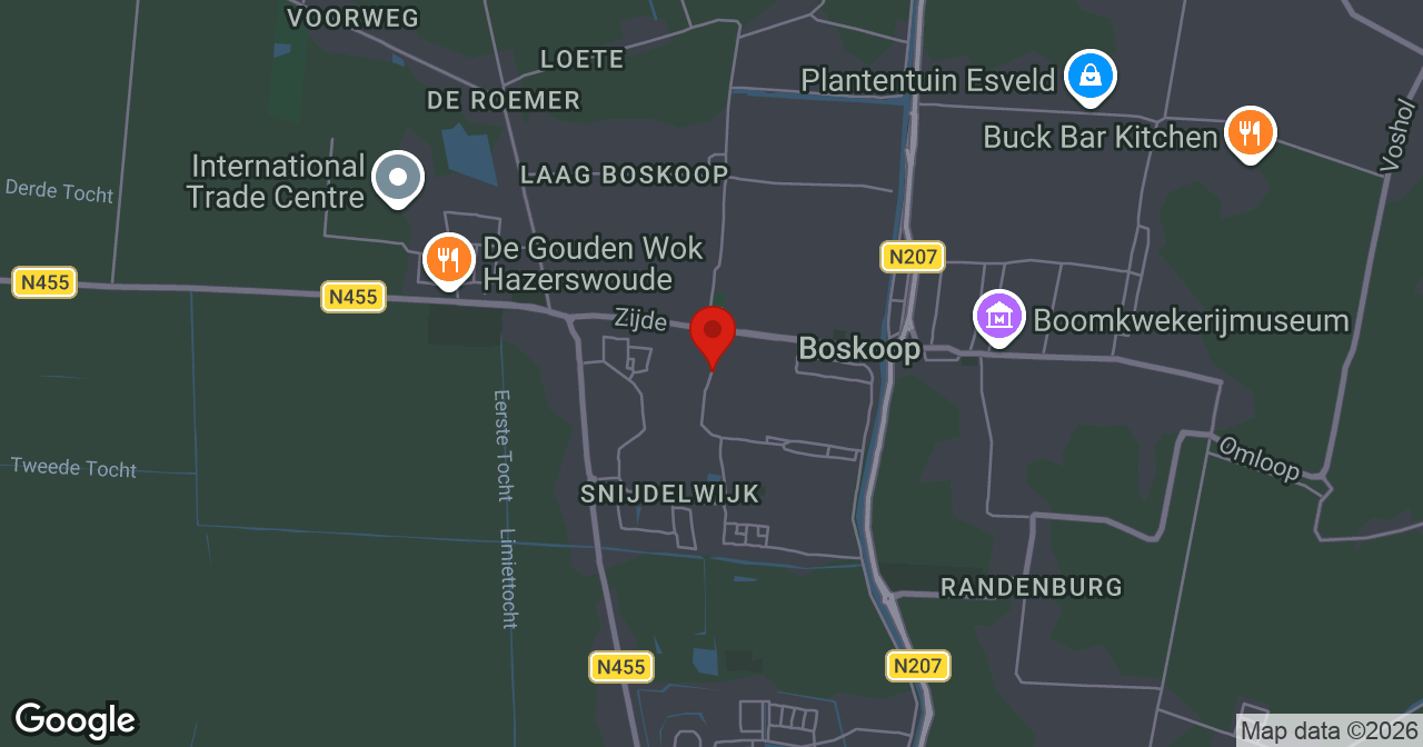 Kaart van de meldlocatie
