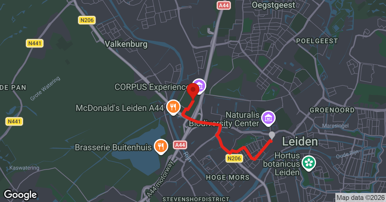 Kaart van de meldlocatie