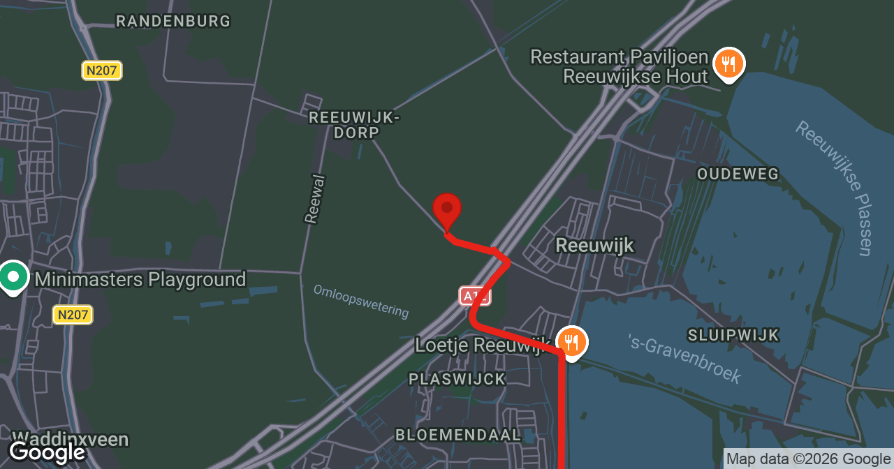 Kaart van de meldlocatie