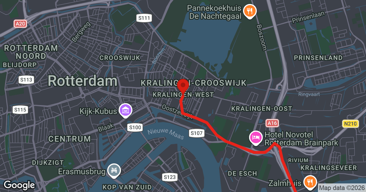 Kaart van de meldlocatie