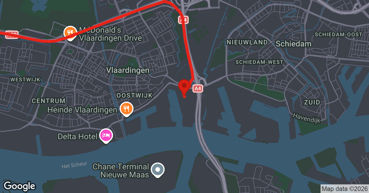 Kaart van de meldlocatie