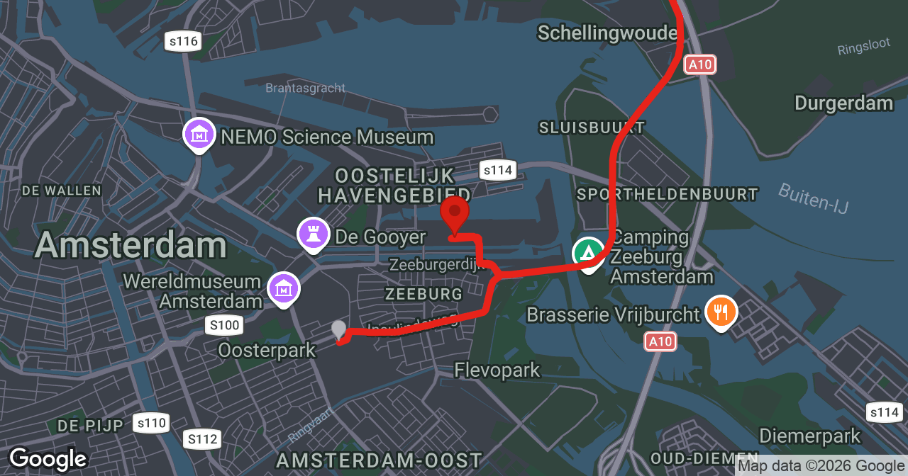 Kaart van de meldlocatie