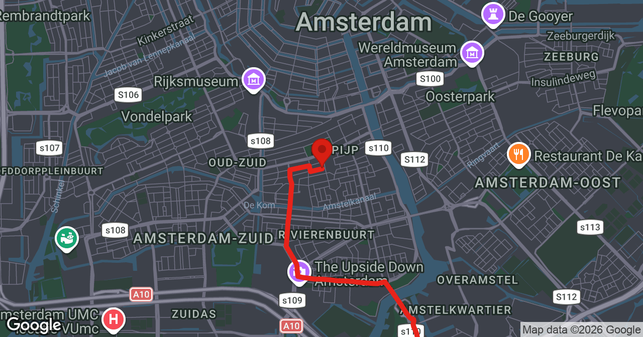 Kaart van de meldlocatie