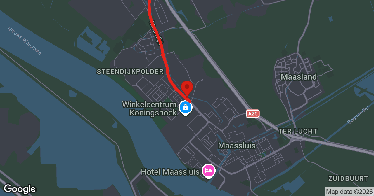Kaart van de meldlocatie