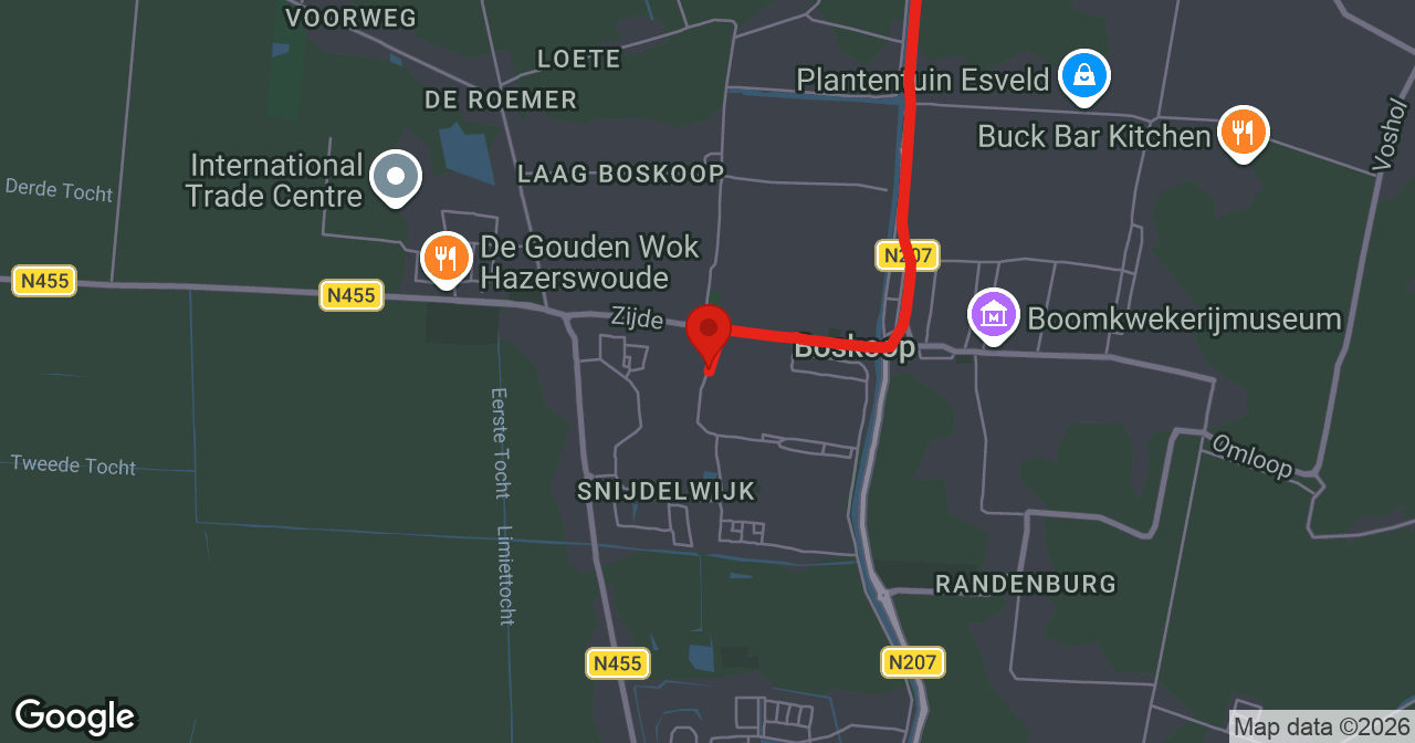 Kaart van de meldlocatie
