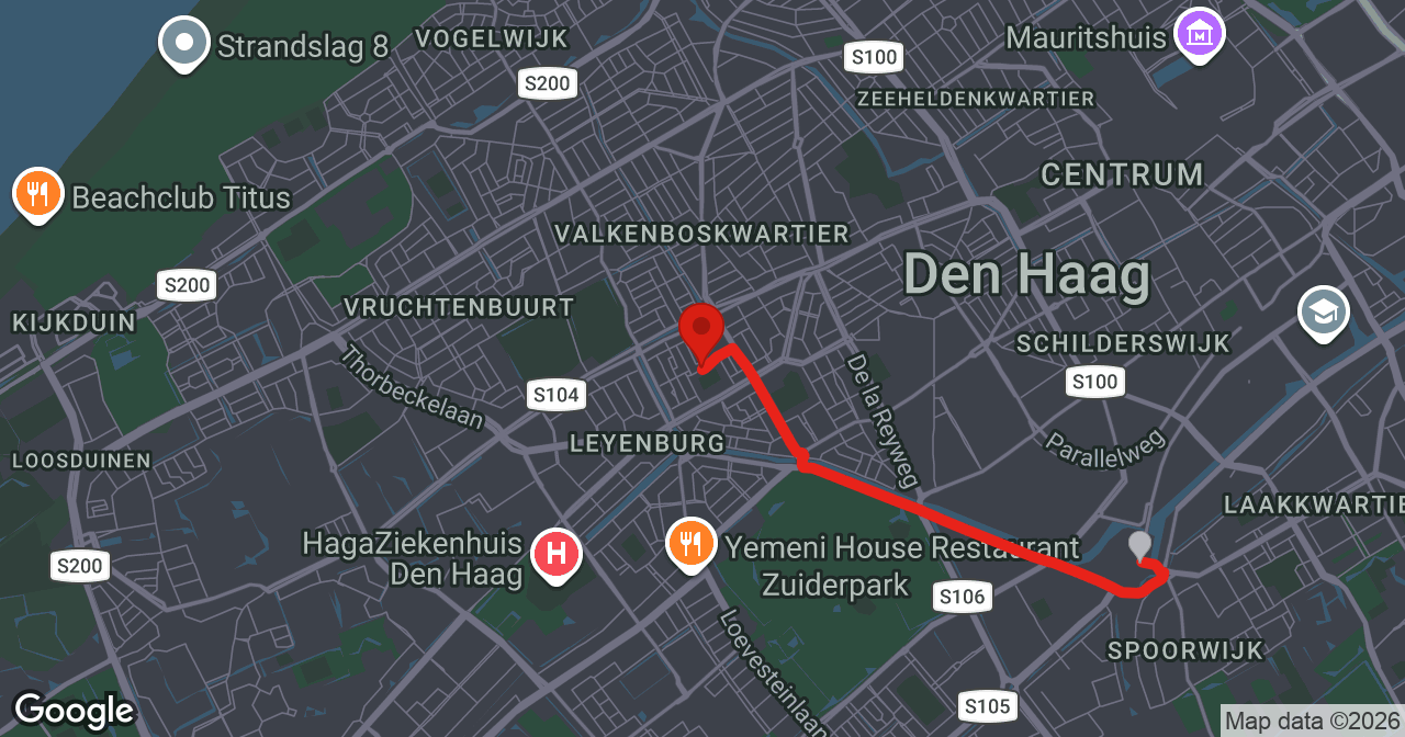 Kaart van de meldlocatie