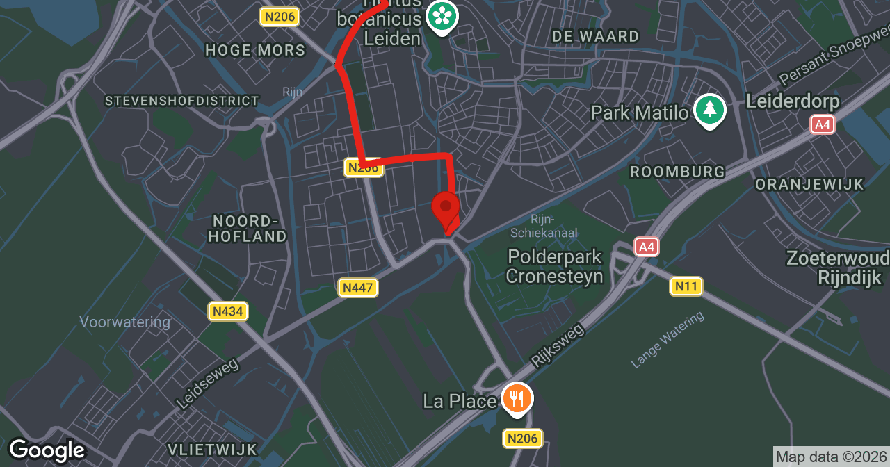 Kaart van de meldlocatie