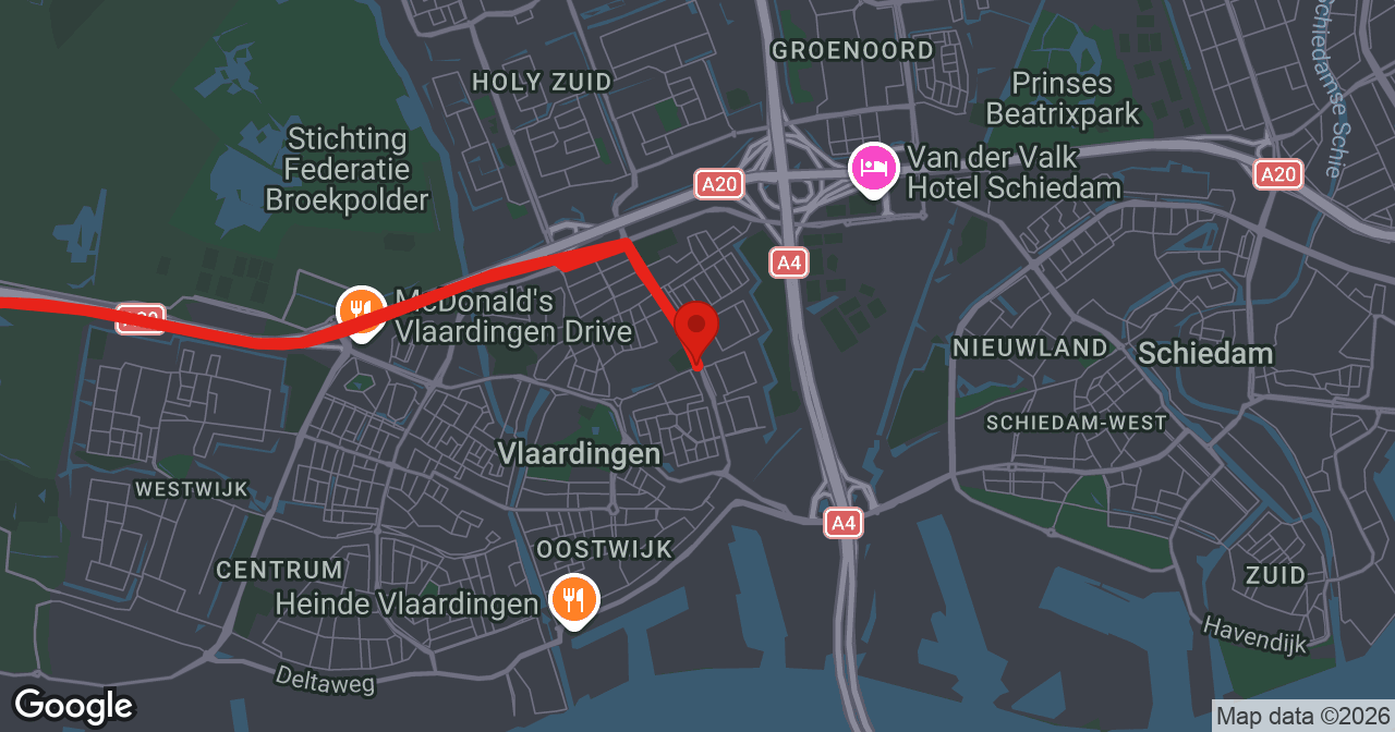 Kaart van de meldlocatie