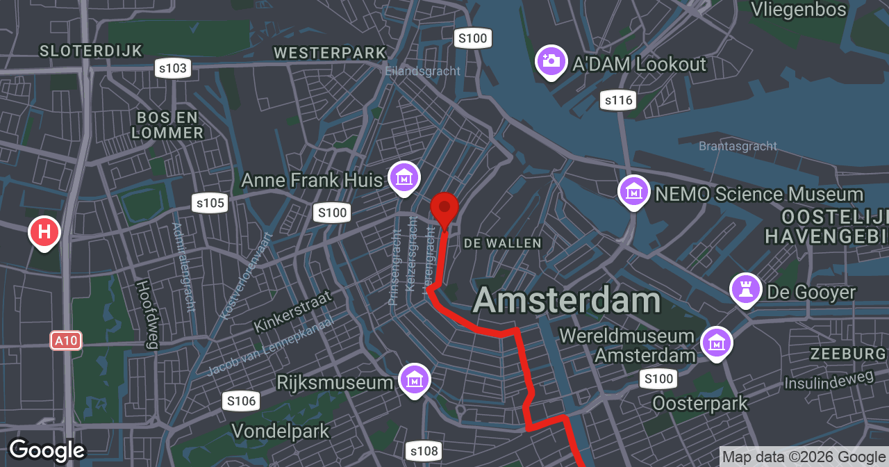 Kaart van de meldlocatie