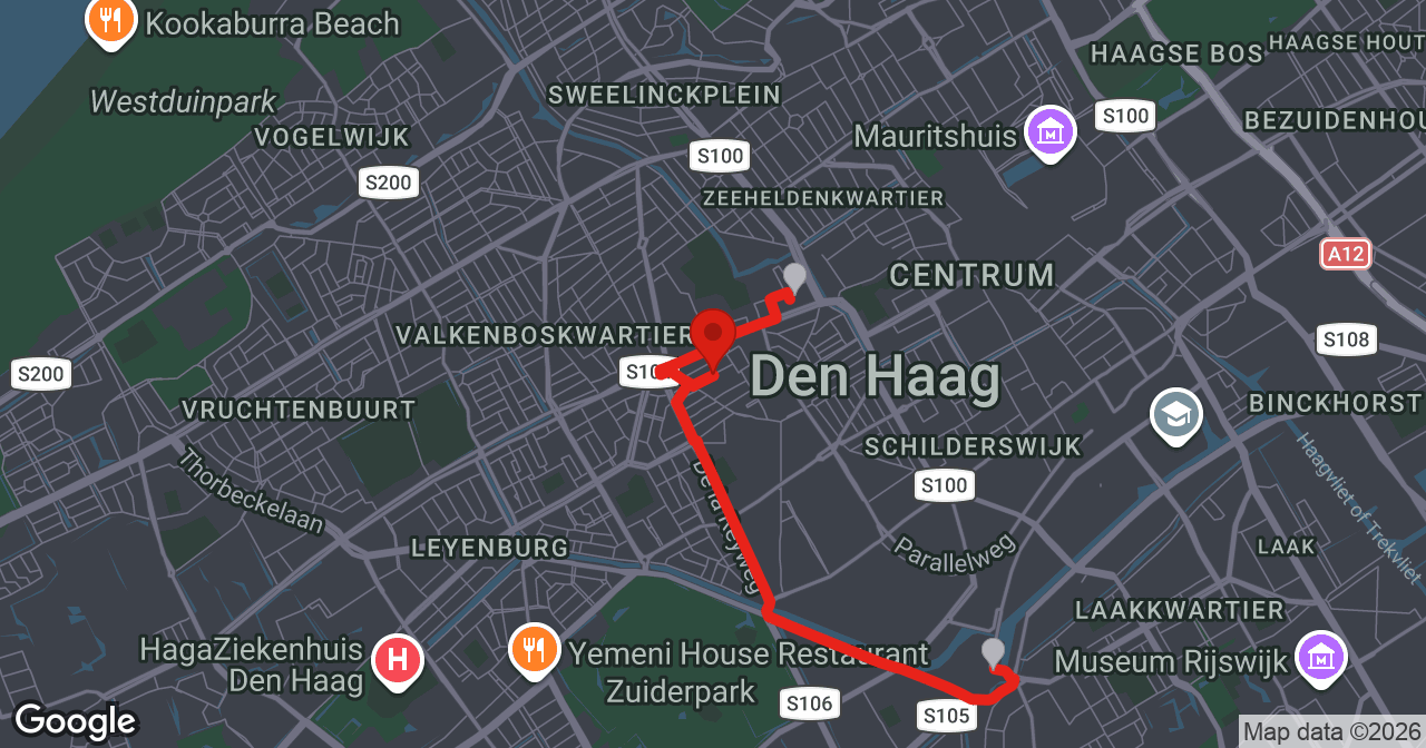 Kaart van de meldlocatie